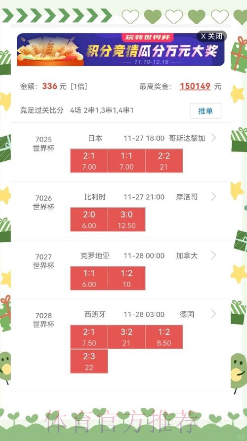 世界杯盘口推荐最佳 世界杯盘口推荐最佳